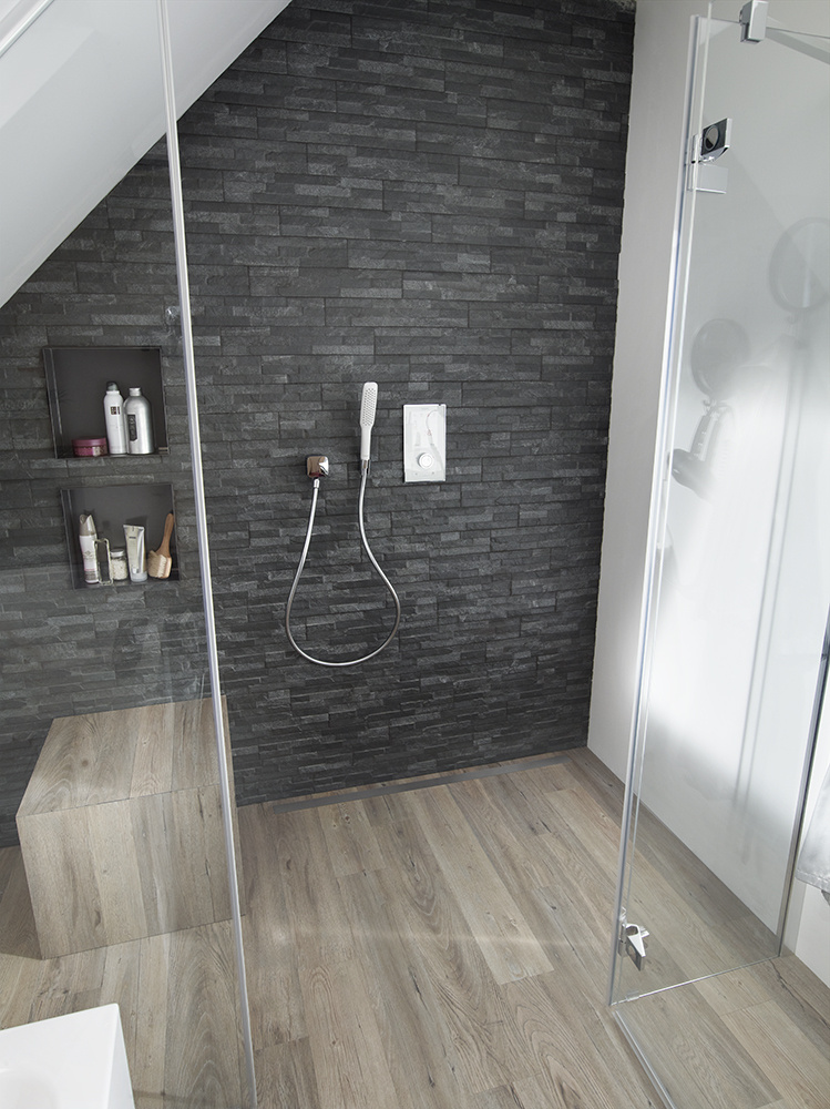 UltraStrong Bologna Black - 3D Wandfliesen