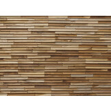 UltraWood Teak Concave Wall panels