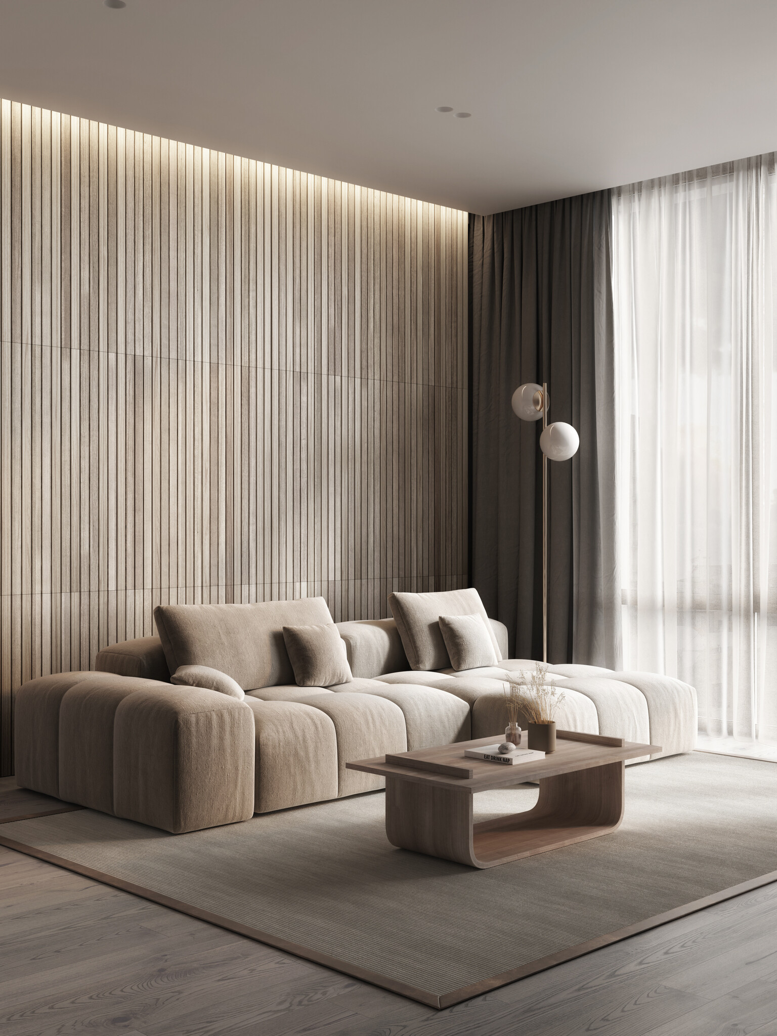 UltraLight Wood Look Oak - 3D Wandpaneele