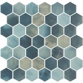 Mosaic Tiles Hex XL Cotto Yadel