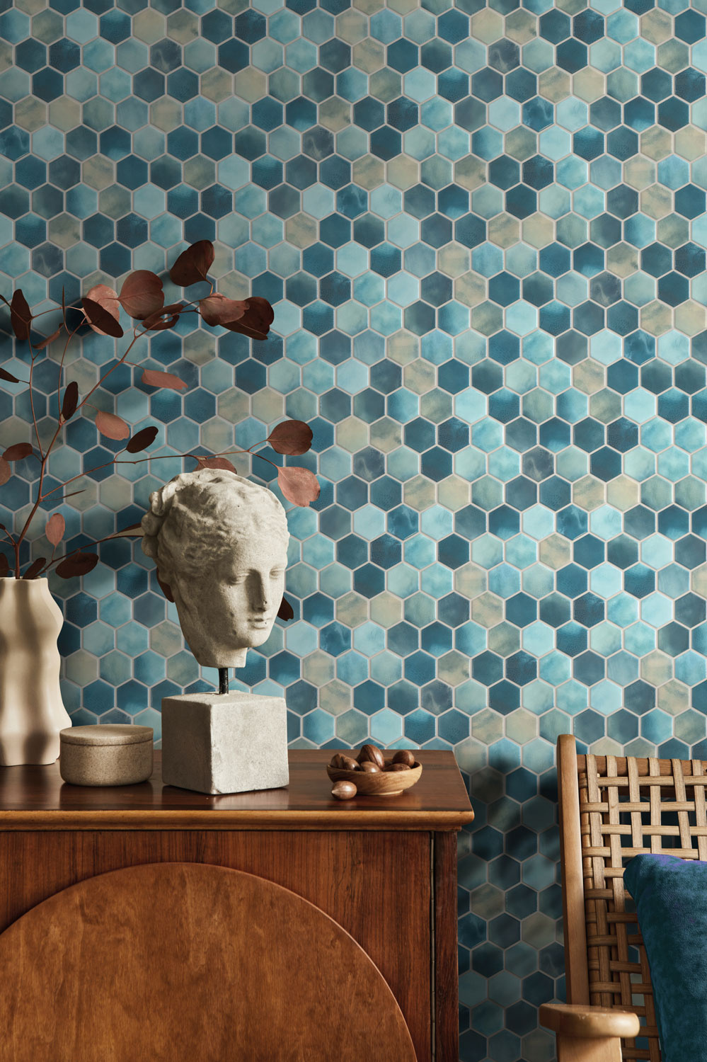 Mosaic Tiles Hex XL Cotto Yadel
