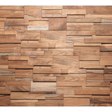 UltraWood Teak Ferrano - 3D Wooden Wall Panels