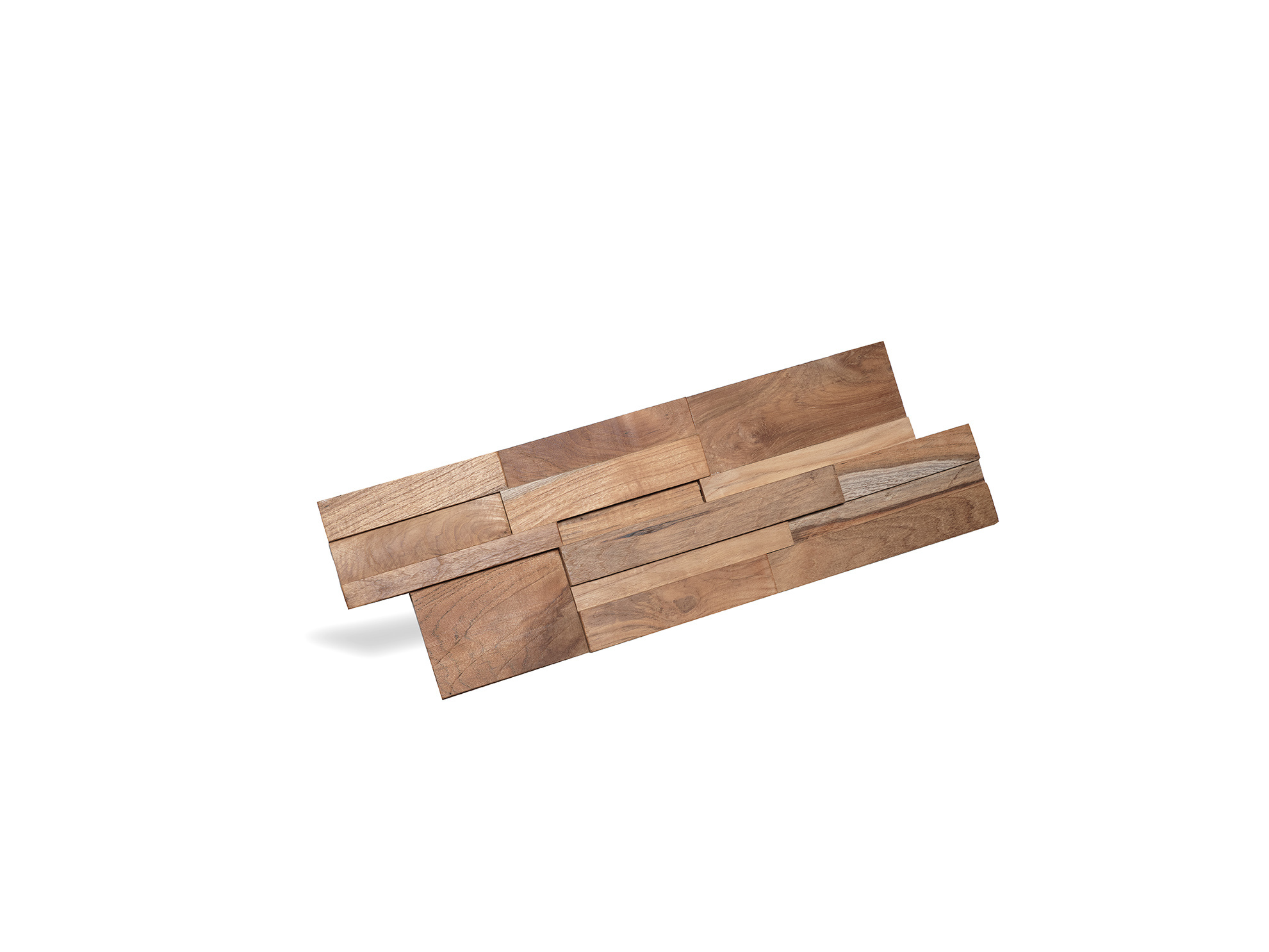 UltraWood Teak Ferrano - 3D Houtstrips