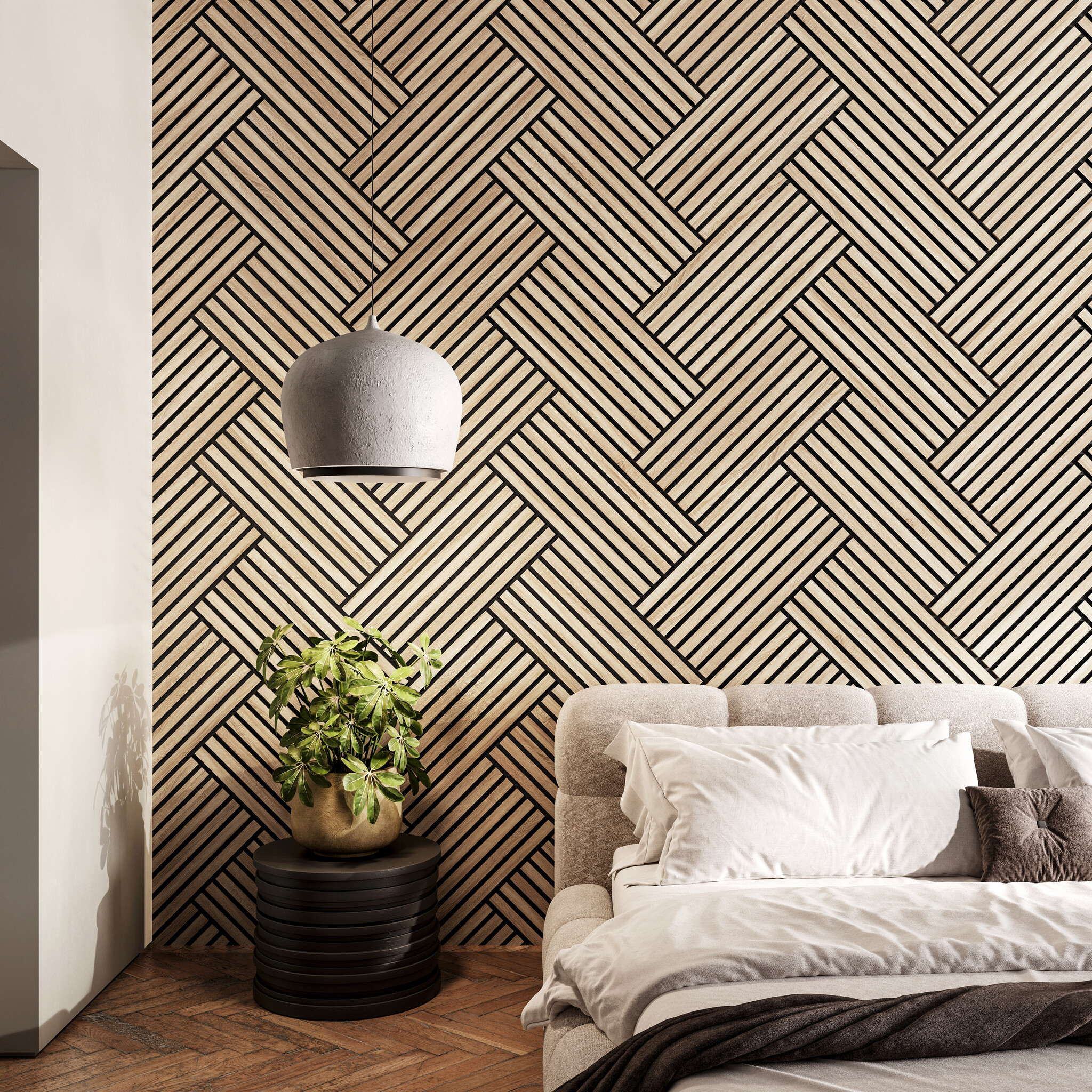 UltrAcoustic Eco Tile Natural Oak (6 Panels Per Box)