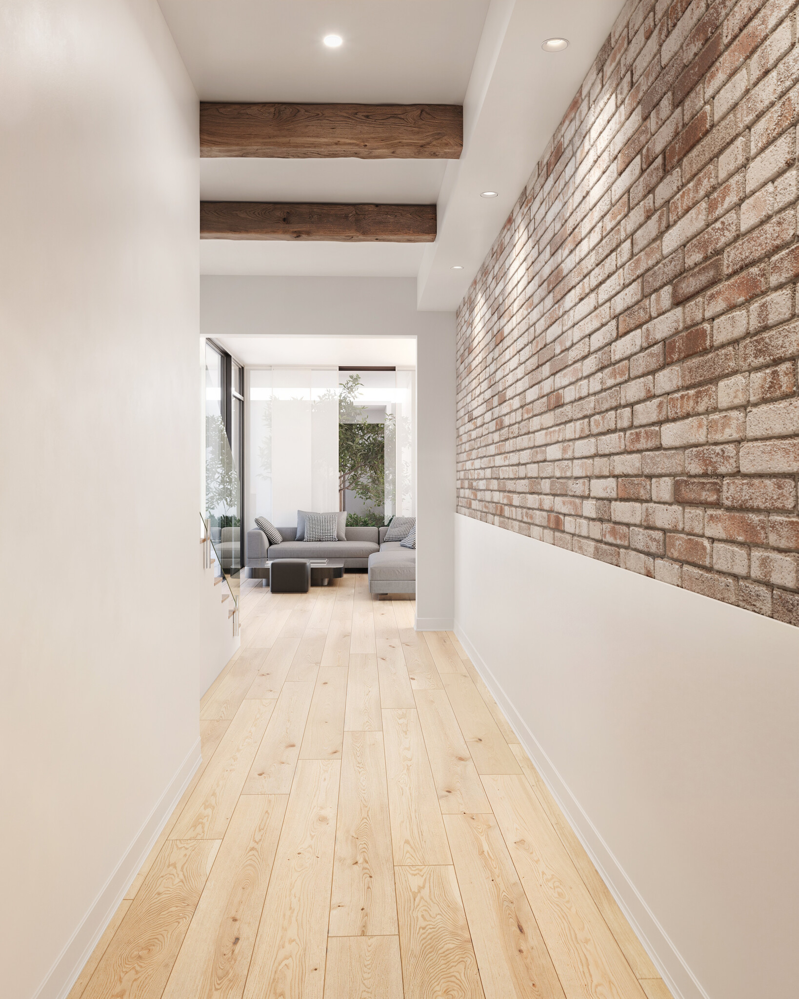 UltrAcoustic Loft White Wash HD Printed