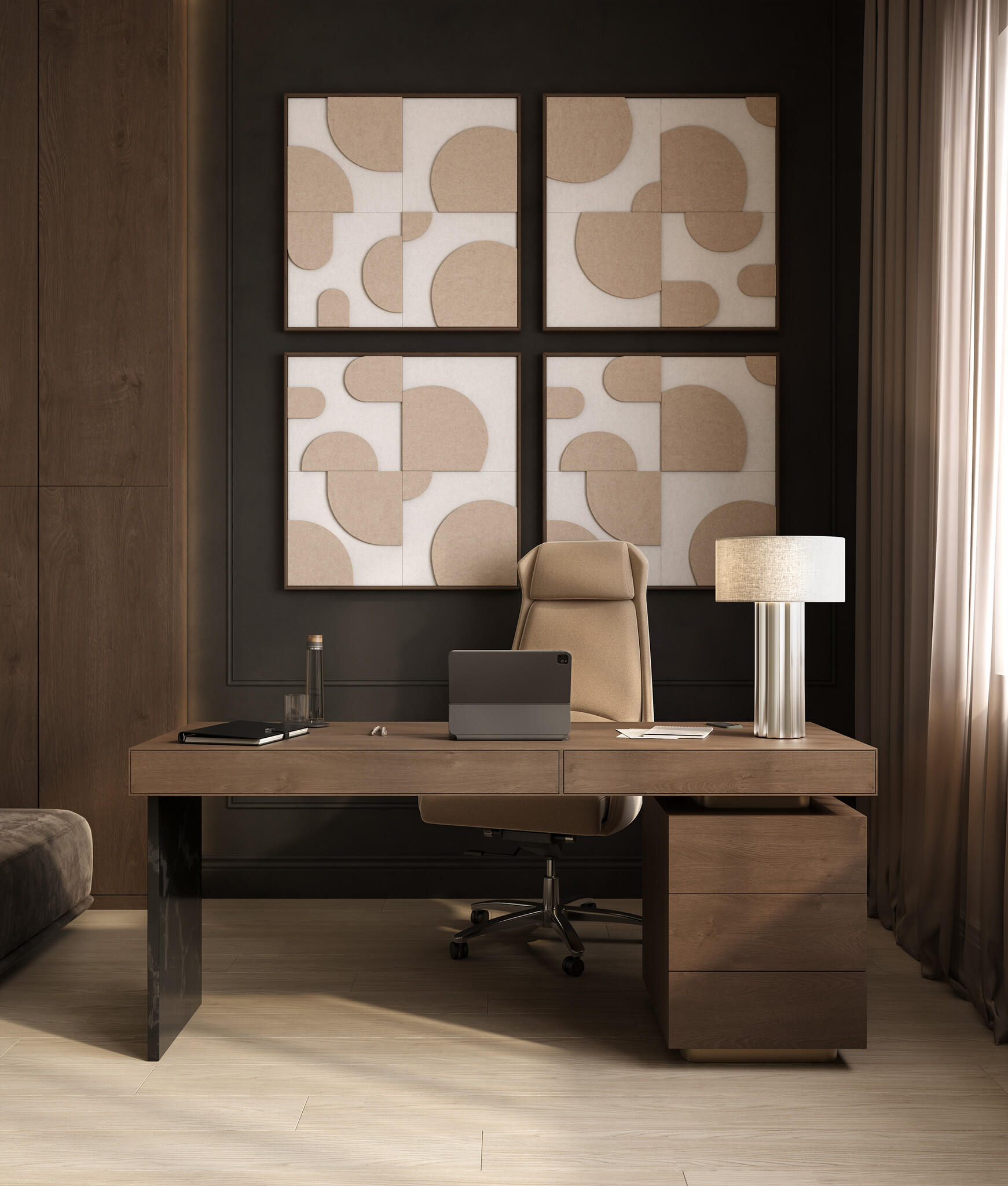 Murafelt Luna Large - Beige Marron