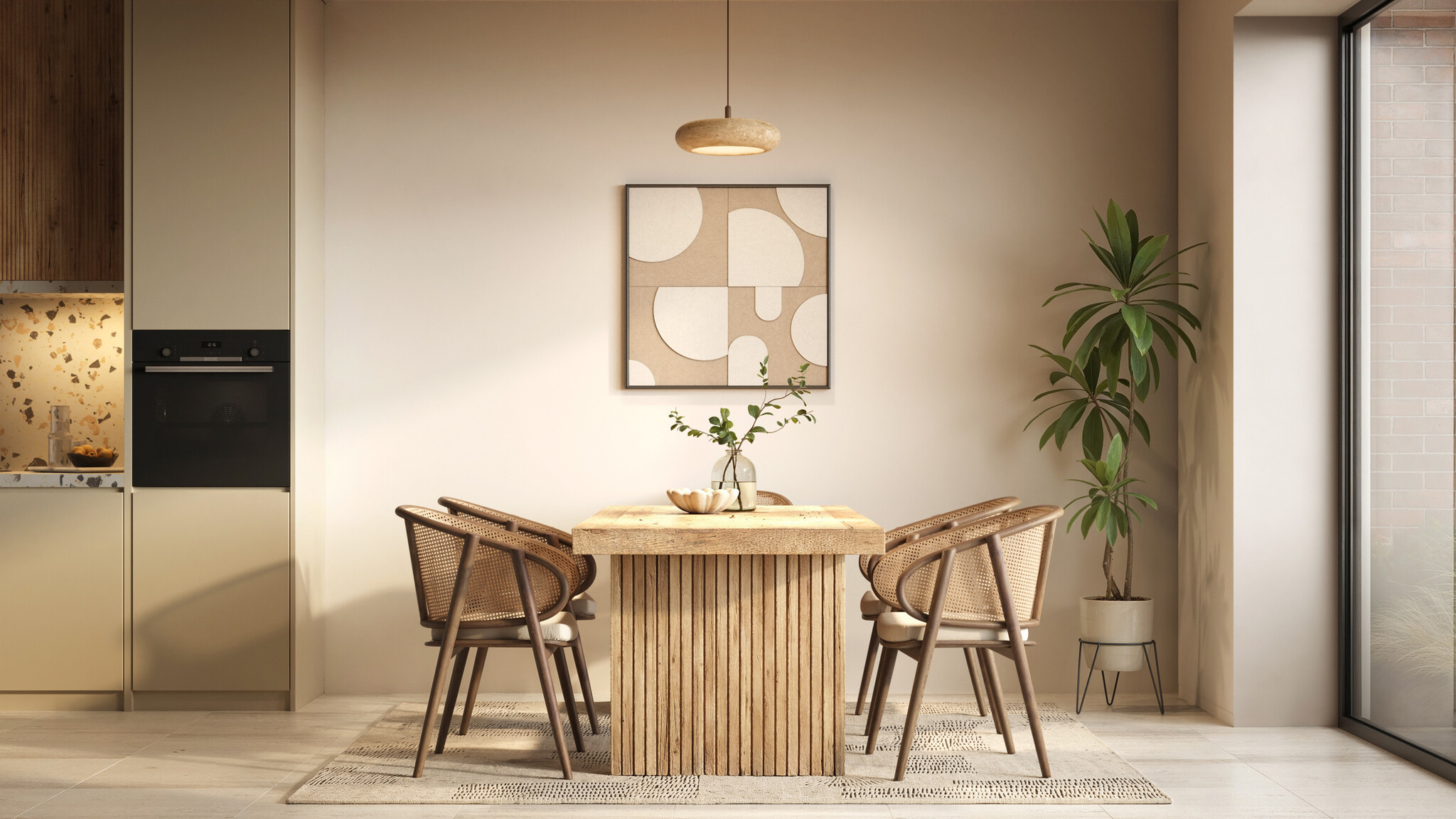 Murafelt Luna Large - Brown Beige