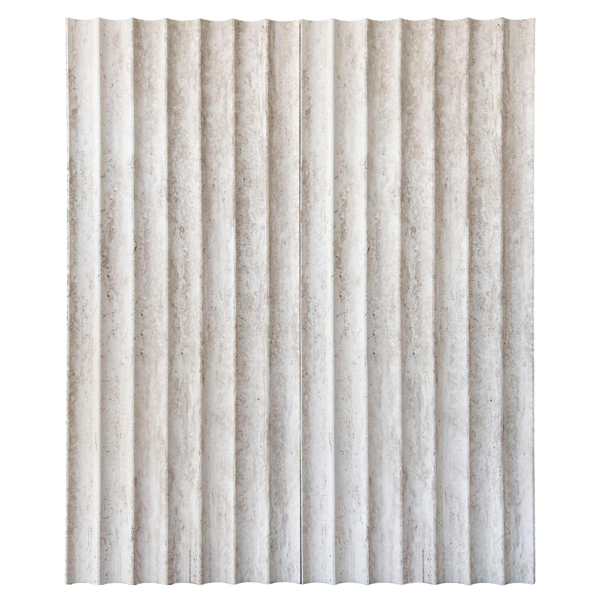 UltraLight Concave Travertine HD Printed- EPS 3D Wandpanelen