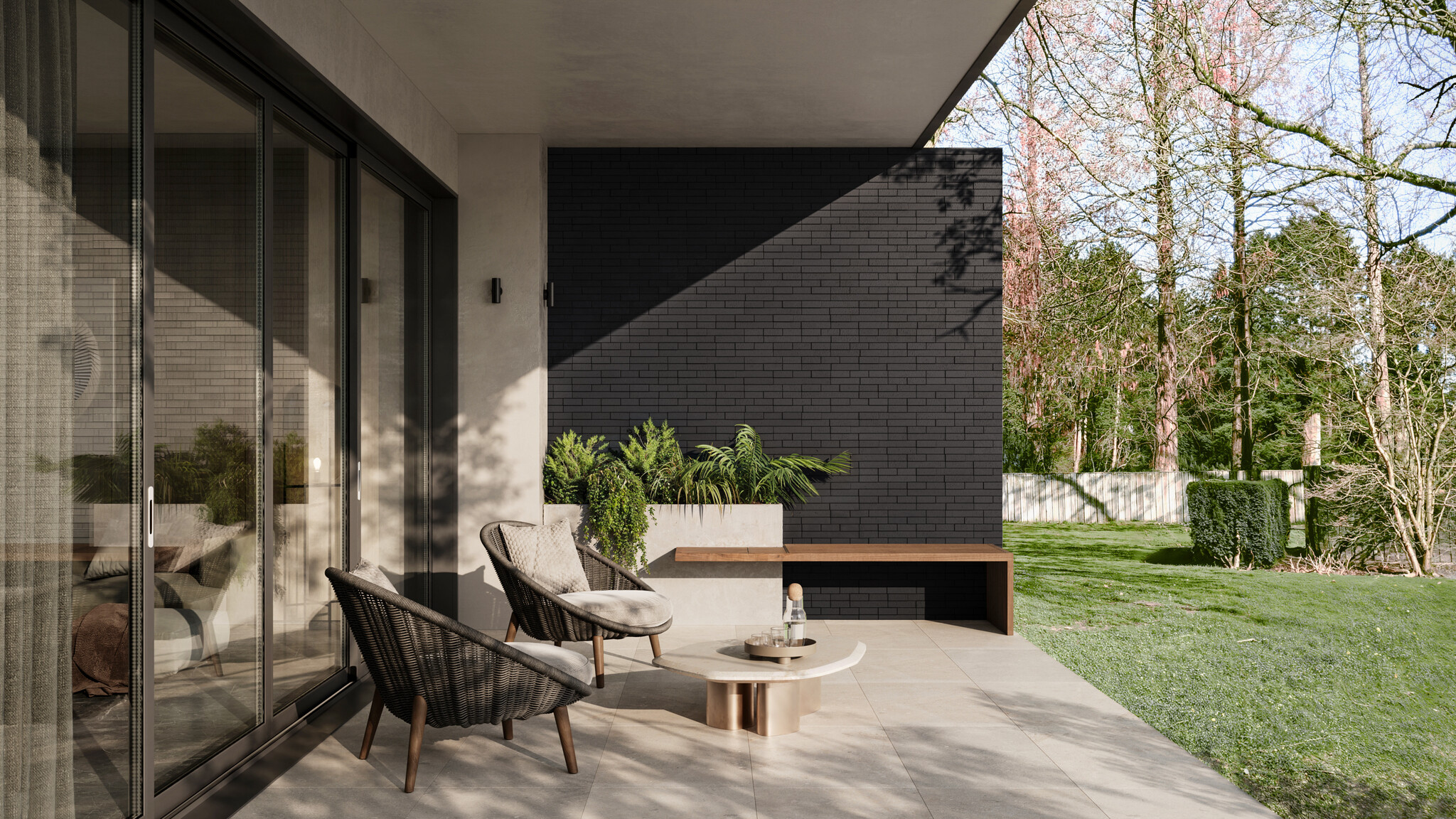 Concrete Long Brick Antracite