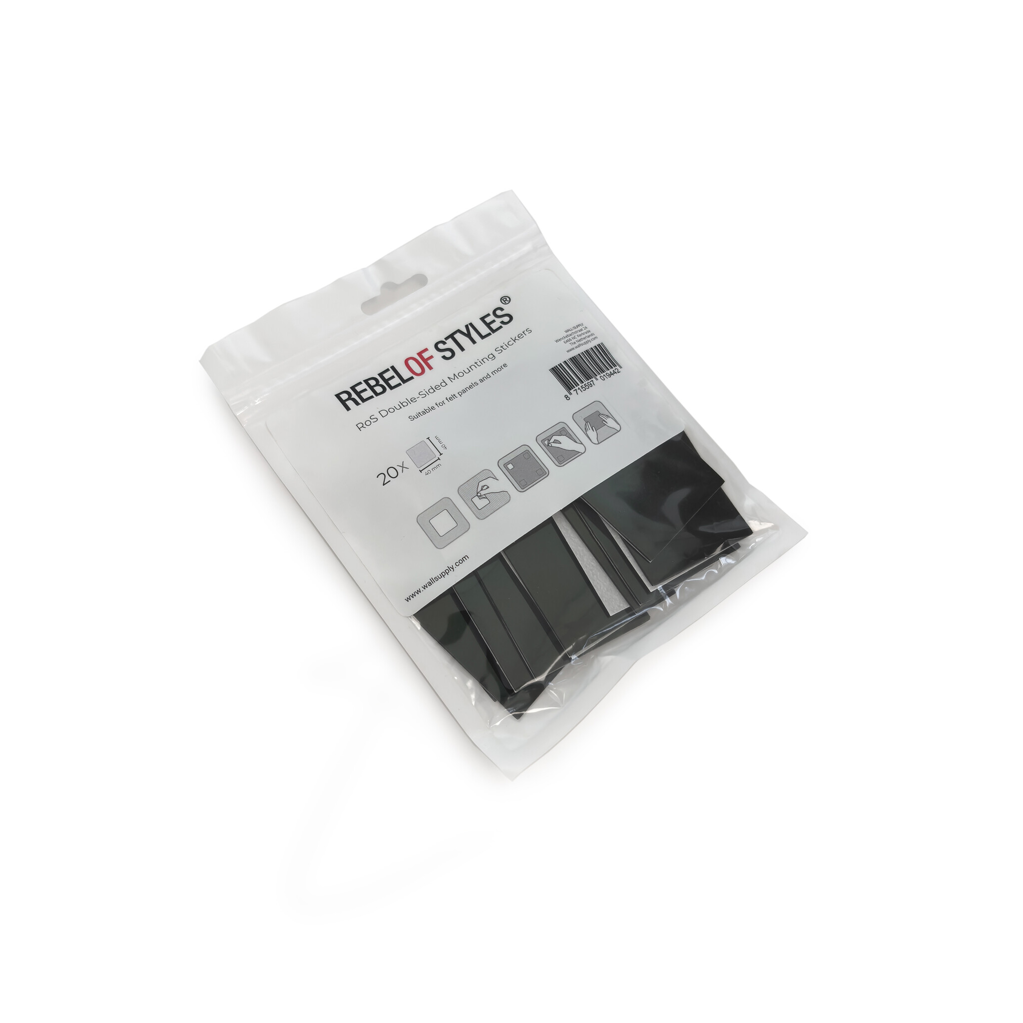 RoS Double-Sided Mounting Stickers