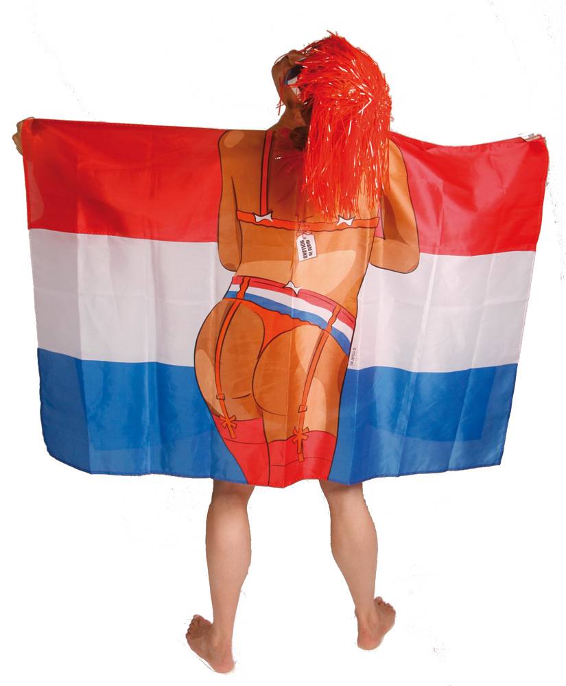 Nederlandse Vlag Poncho 150cm - Partywinkel.be