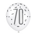 Ballonnen 70 Jaar Stippen 30cm 6st Ballonnen 70 Jaar Stippen 30cm 6st