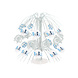 Baby Olifant Tafeldecoratie Blauw 21cm Baby Olifant Tafeldecoratie Blauw 21cm
