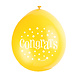 Ballonnen Congrats 28cm 10st Ballonnen Congrats 28cm 10st