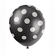 12" Latex Ballonnen 6st - Midnight Black Dots 12" Latex Ballonnen 6st - Midnight Black Dots