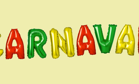 Rood, geel en groen de kleuren die er bij Carnaval versiering toe doen!