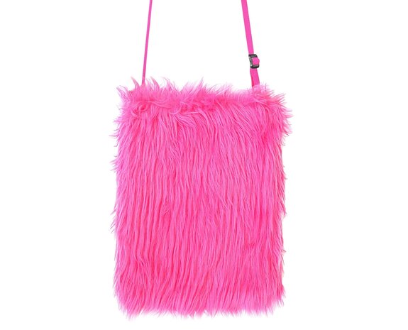 Neon Roze Schoudertasje Partywinkel