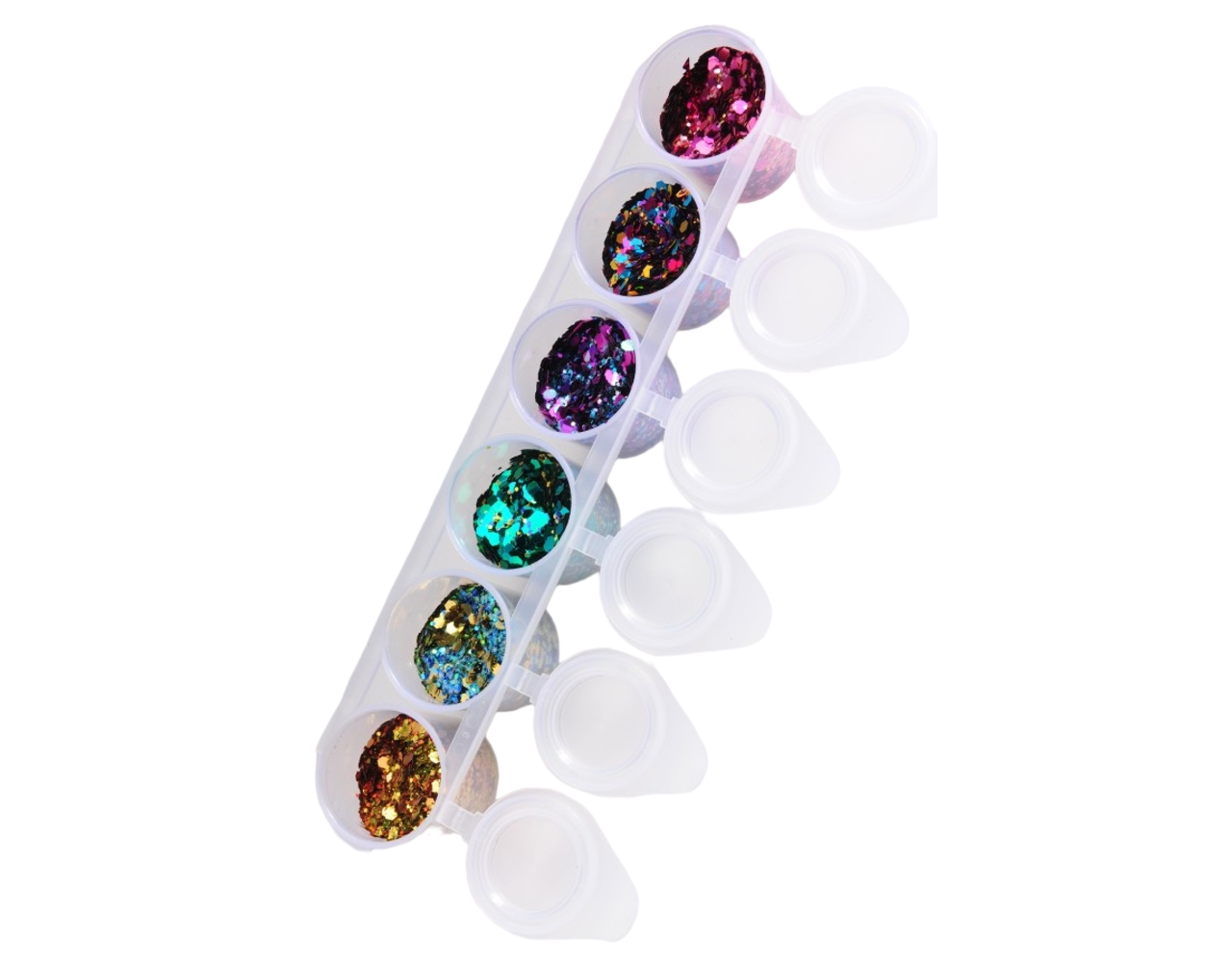 Gekleurde Glitters Crazy Partywinkel