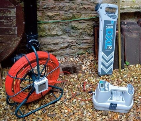 Flexible tracer signaalhaspel/sonde