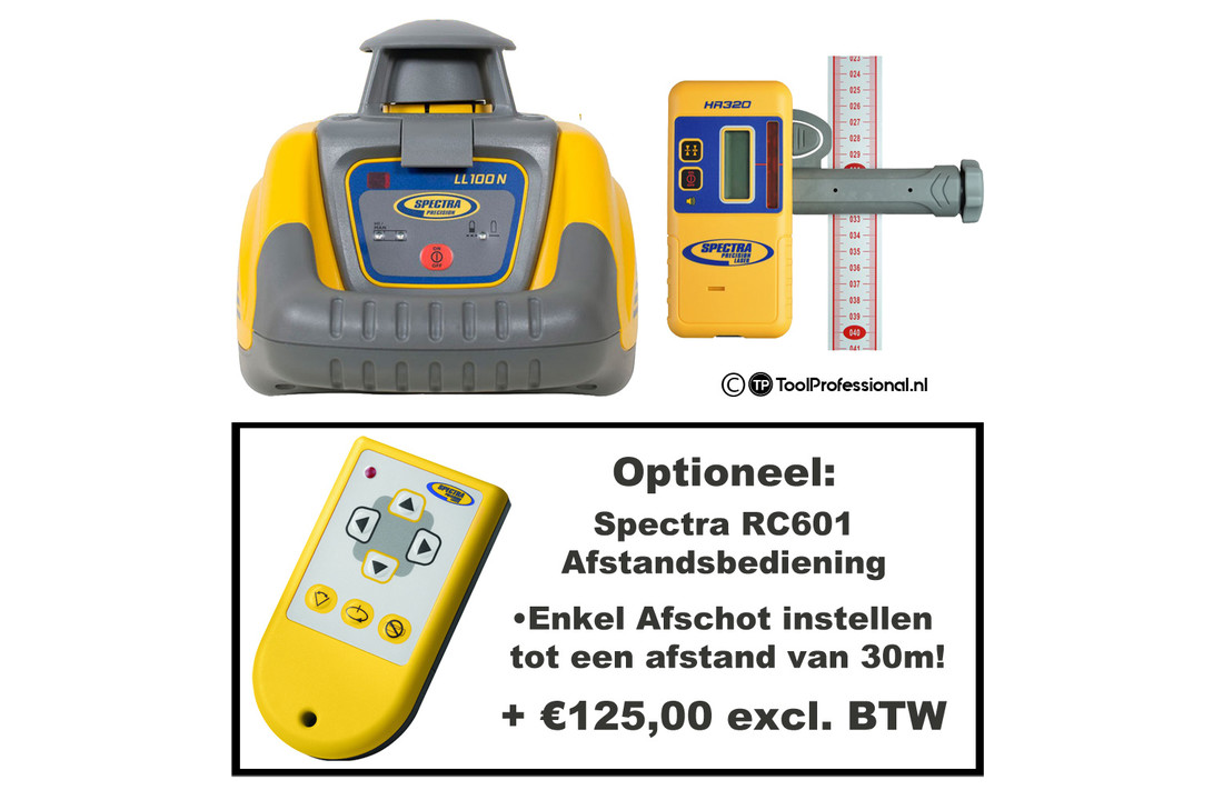 LL100N Roterende Laser Guncase Kofferset