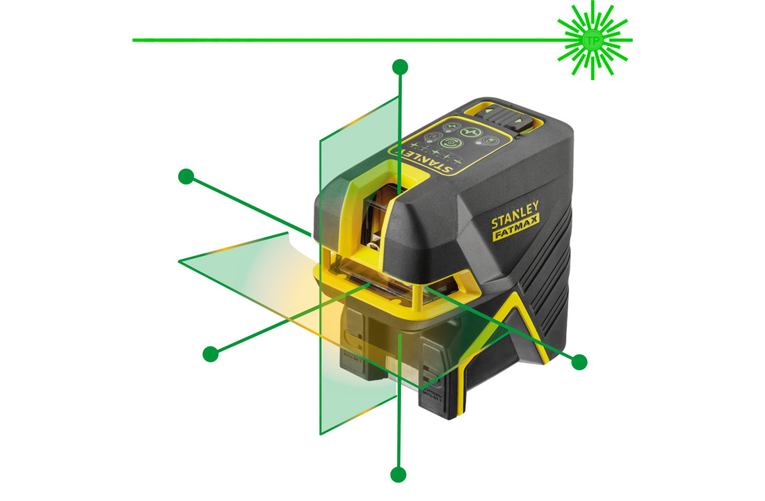 5 Punt/Kruislijnlaser Groen
