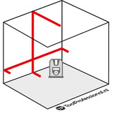 DW088K-XJ (TYPE 2) Kruislijnlaser