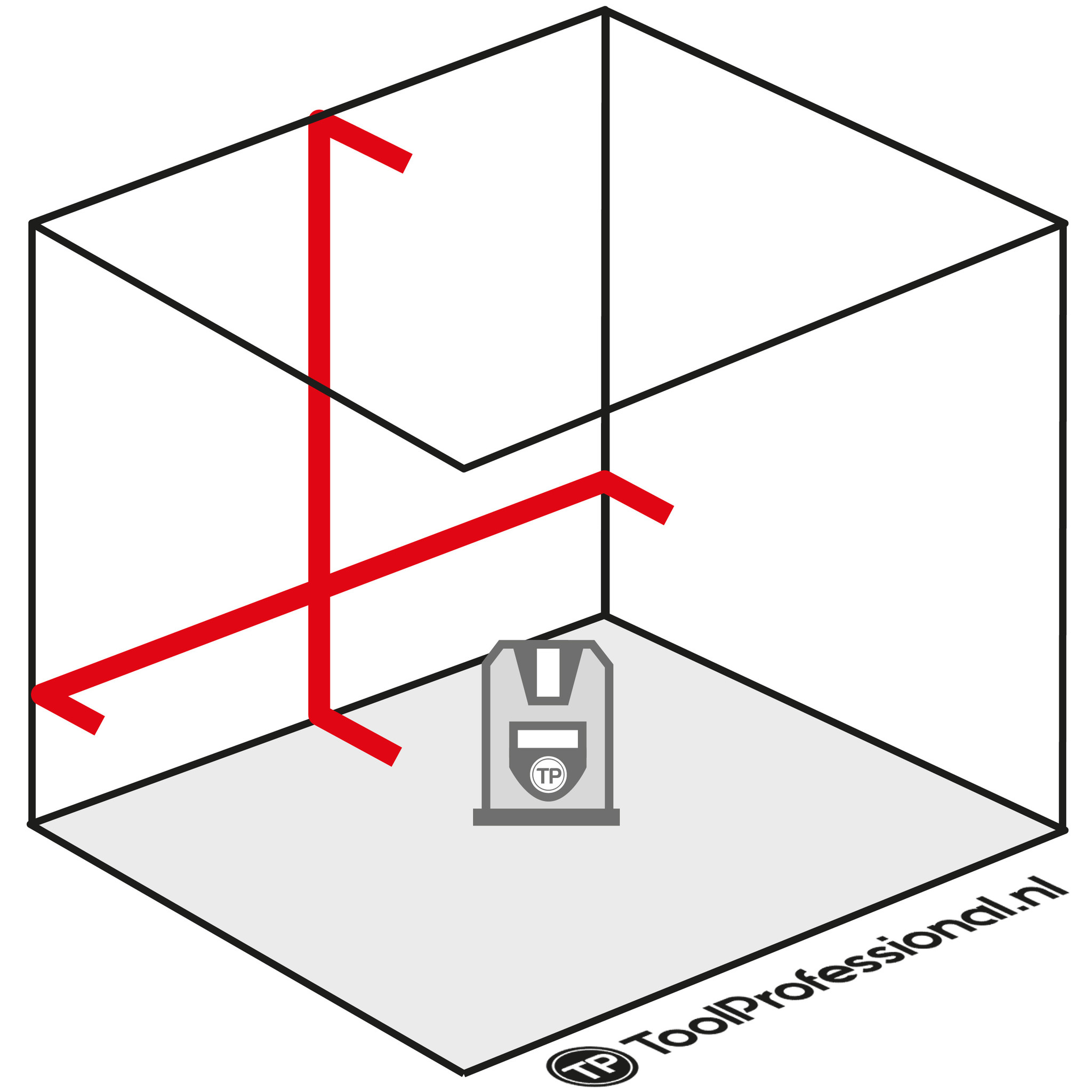 FL 40 PowerCross Kruislijnlaser