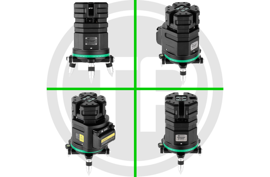 6D SERVOLINER 8-Lijns Kruislijnlaser Groen
