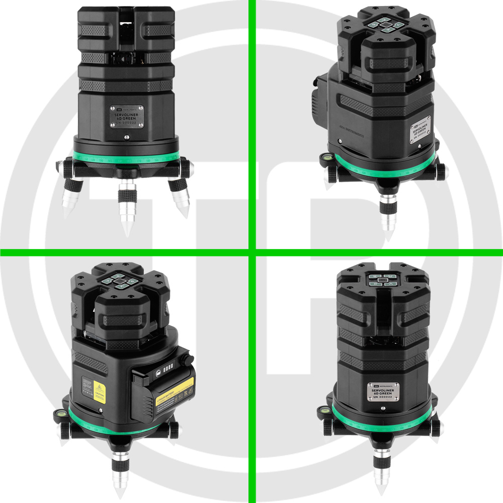 6D SERVOLINER 8-Lijns Kruislijnlaser Groen