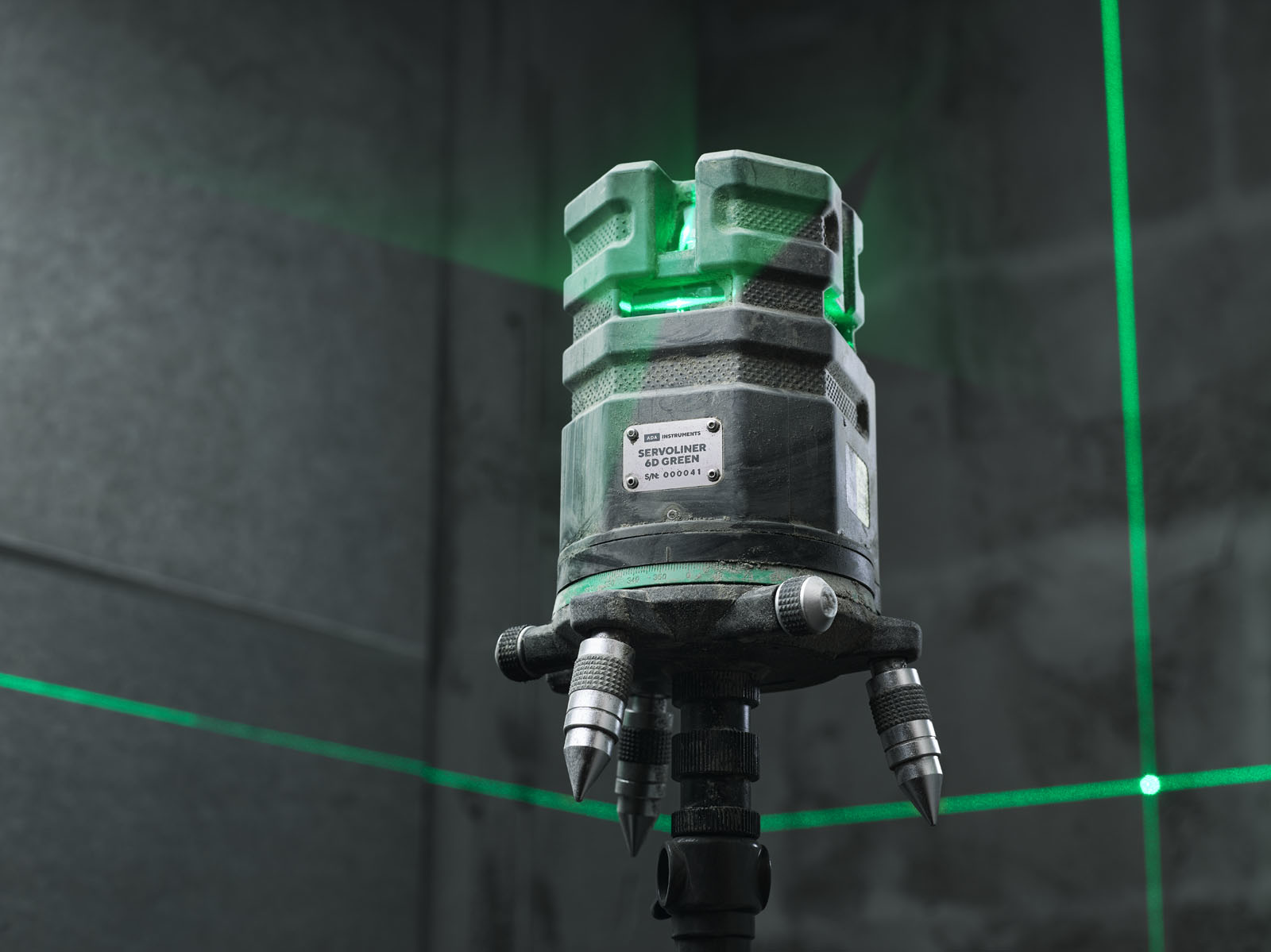 6D SERVOLINER 8-Lijns Kruislijnlaser Groen