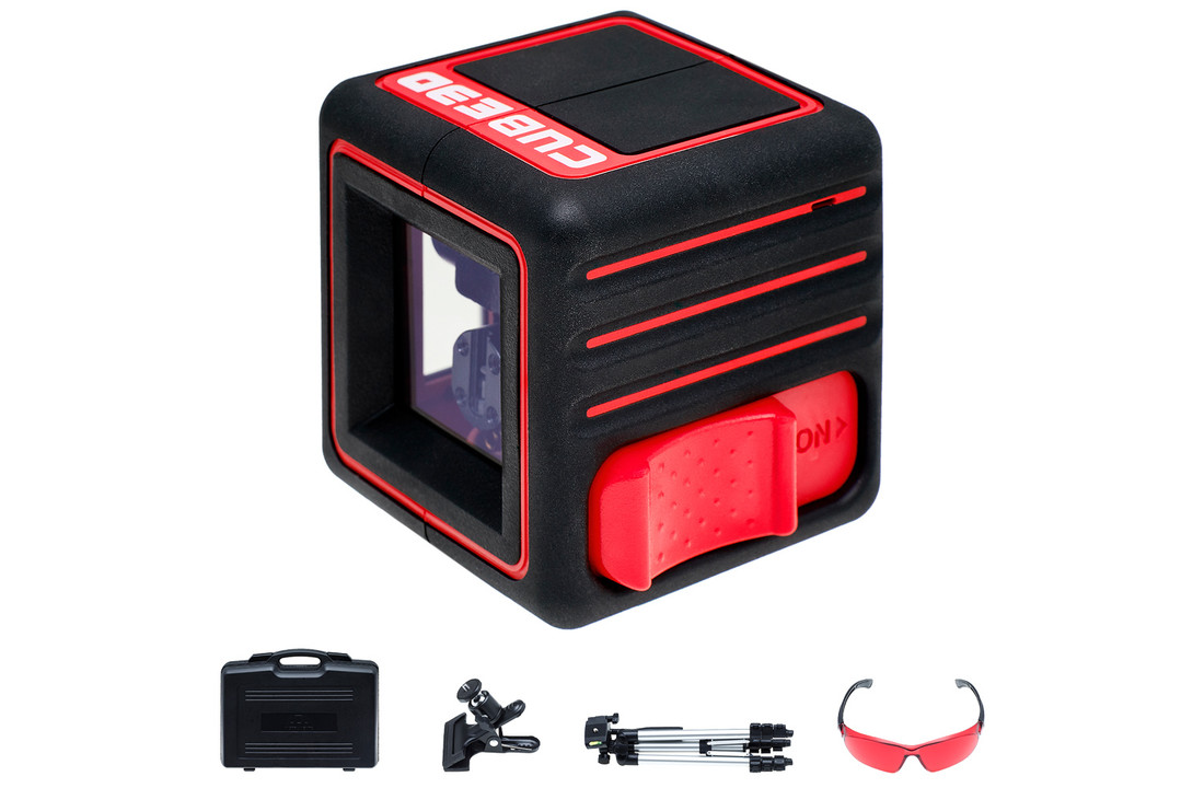 CUBE 3D Compacte Kruislijnlaser Set