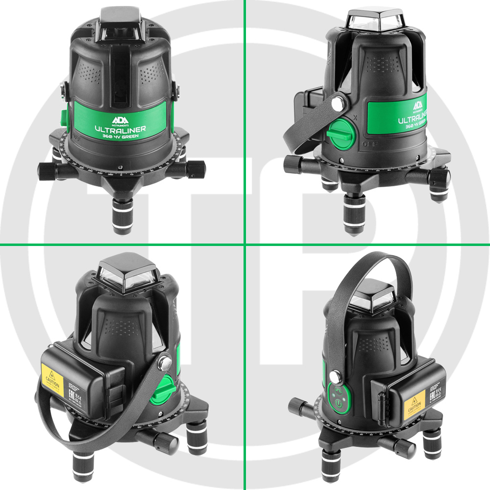 ULTRALiner 4V 360° Kruislijnlaser Groen