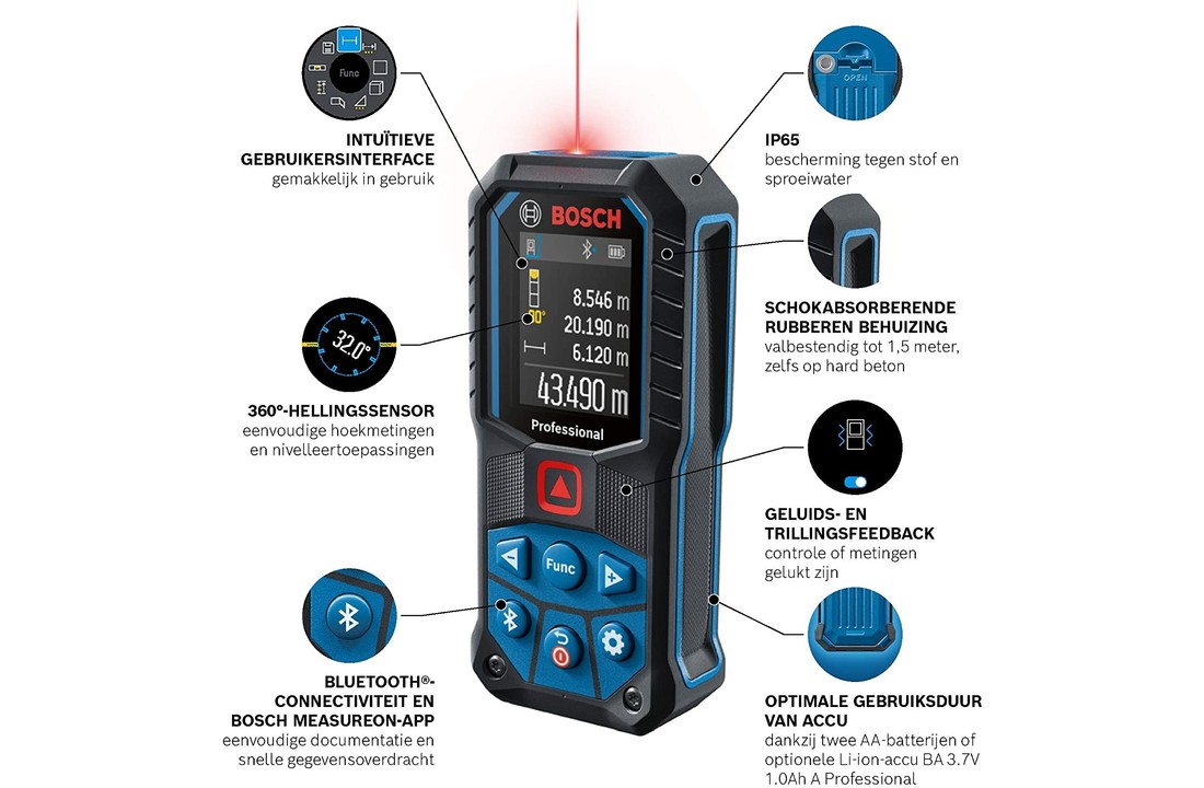 Professional GLM 50-27 C Afstandsmeter 50m