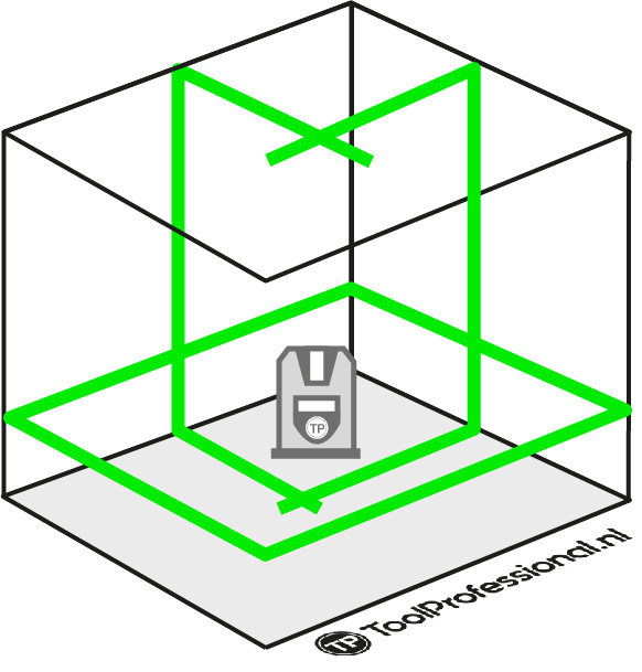 Geo4-XR Vloerlaser Groen