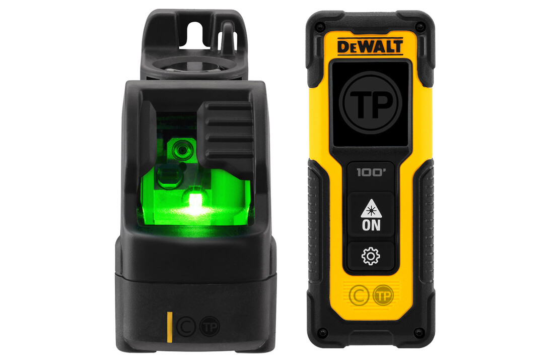 DW088CG Kruislaser Groen + DWHT77100 Afstandsmeter