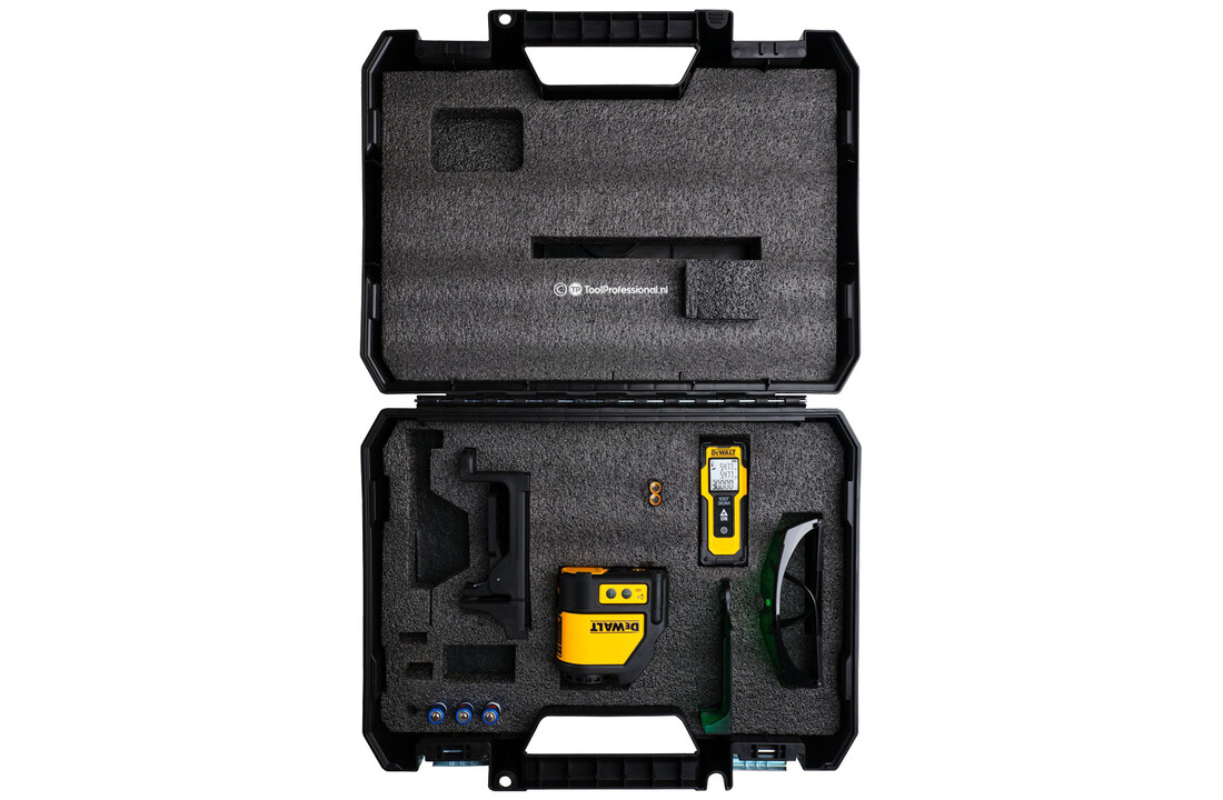 DW088CG Kruislaser Groen + DWHT77100 Afstandsmeter