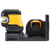 DCE825NG18 5 Punts + Kruislijnlaser Groen 18V