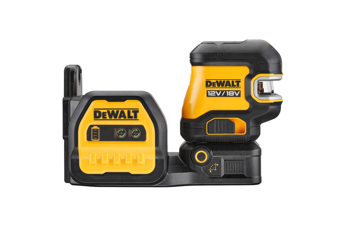 DCE825NG18 5 Punts + Kruislijnlaser Groen 18V