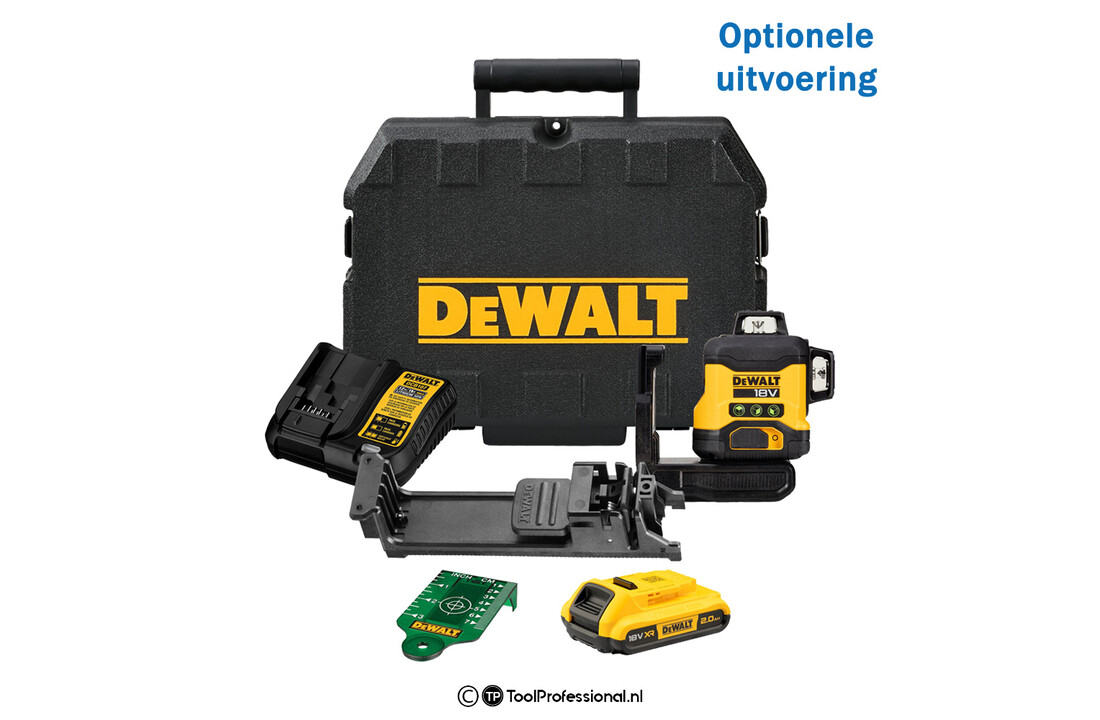 DCLE34031N-XJ Compact 18V 3D Laser Groen