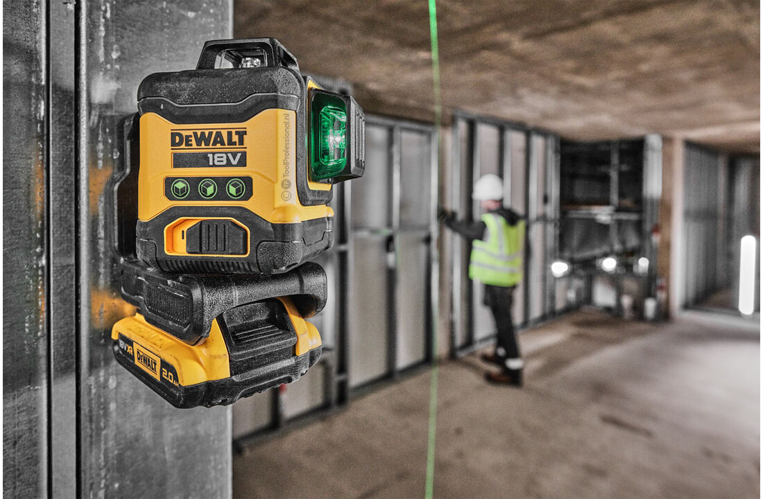 DCLE34031N-XJ Compact 18V 3D Laser Groen