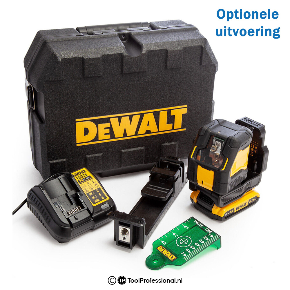 DCLE34021N-XJ Kruislijnlaser Groen 18V Compact