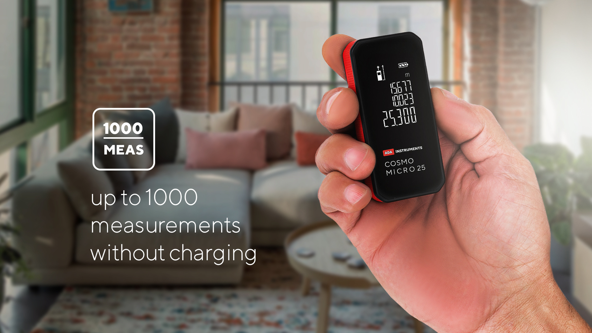 COSMO MICRO 25 Afstandsmeter 25m