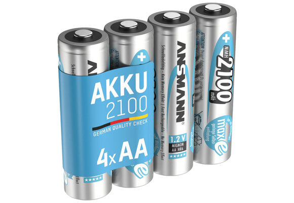 4x AA NiMH 2100mAh
