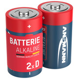 2x D-Cell Batterij Alkaline
