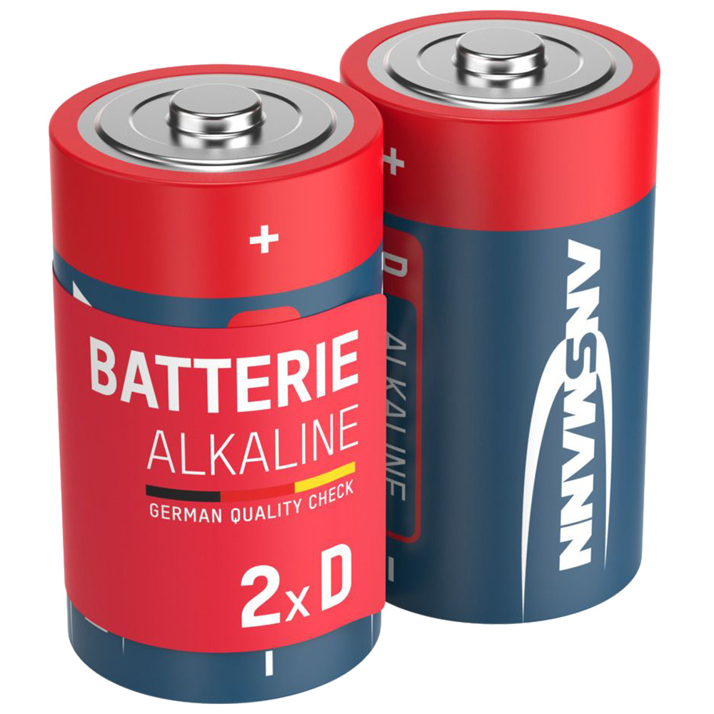 2x D-Cell Batterij Alkaline