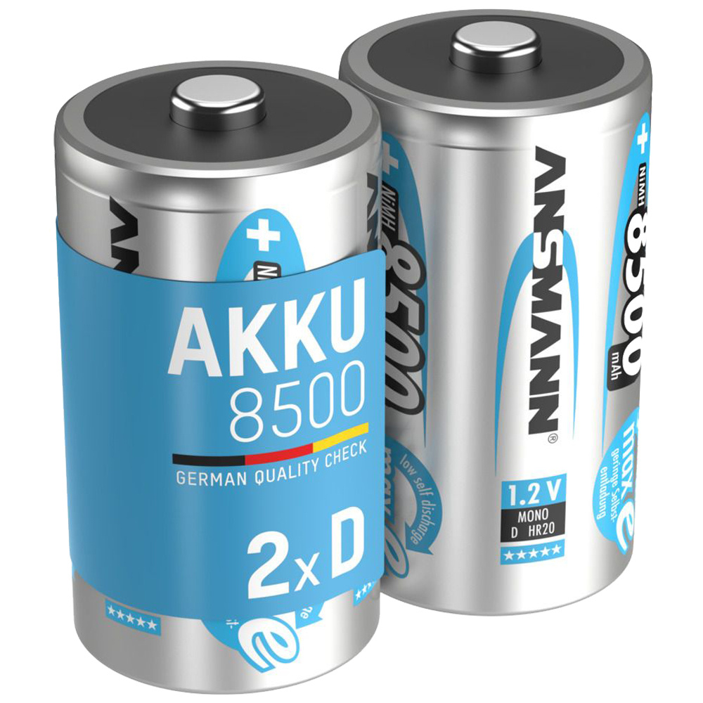D-Cell 8500mAh NiMH Blister 2stk