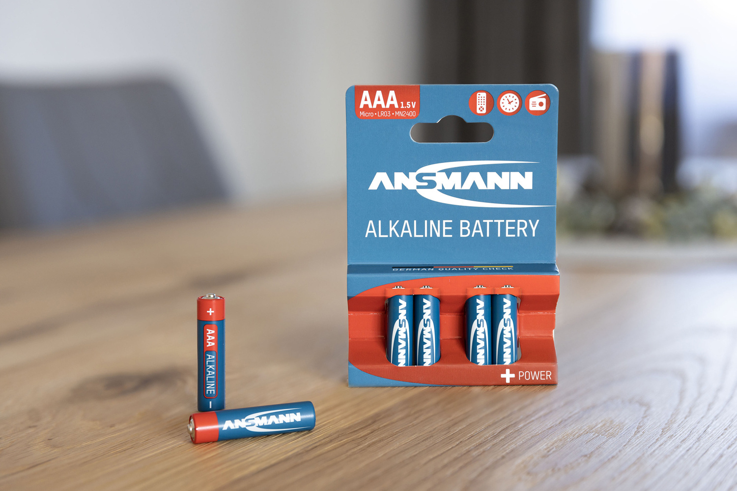 4X AAA Batterij Alkaline Blister
