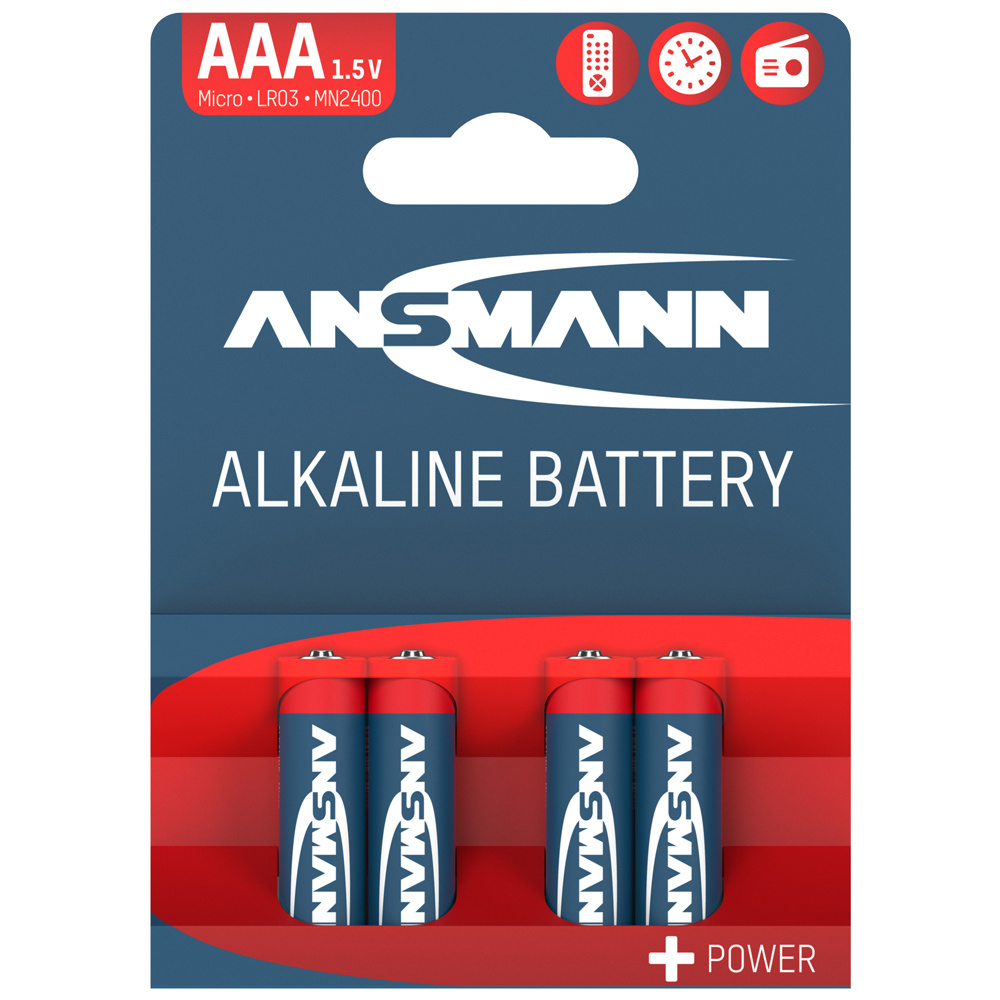 4X AAA Batterij Alkaline Blister