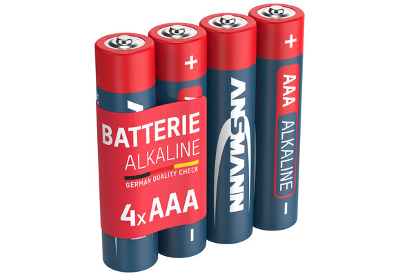 4x AAA Alkaline Batterij