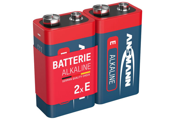 2x 9V Blok Batterij Alkaline